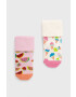 Happy Socks Детски чорапи Kids Ice Cream Terry (2 чифта) - Pepit.bg