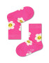 Happy Socks Детски чорапи Kids Smiley Daisy в розово - Pepit.bg