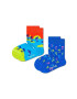 Happy Socks Детски чорапи Kids Sunset (2 чифта) в синьо - Pepit.bg