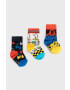 Happy Socks Детски чорапи x Disney 3 чифта Gift Set - Pepit.bg