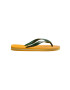 Havaianas Детски джапанки BRASIL LOGO в жълто - Pepit.bg