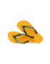 Havaianas Детски джапанки BRASIL LOGO в жълто - Pepit.bg