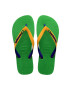 Havaianas Детски джапанки BRASIL MIX в зелено - Pepit.bg