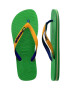 Havaianas Детски джапанки BRASIL MIX в зелено - Pepit.bg