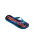 Havaianas Детски джапанки LOGOMANIA в тъмносиньо - Pepit.bg