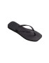 Havaianas Джапанки SQUARE в черно с равна подметка 4148301.0090 - Pepit.bg
