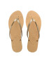 Havaianas Джапанки YOU GLITTER в златисто с равна подметка 4148041.0570 - Pepit.bg