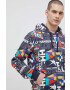 Helly Hansen Памучен суичър с качулка с десен - Pepit.bg