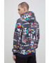 Helly Hansen Памучен суичър с качулка с десен - Pepit.bg