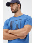Helly Hansen Памучна тениска в синьо с принт - Pepit.bg