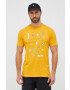 Helly Hansen Памучна тениска в оранжево с принт - Pepit.bg