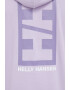 Helly Hansen Суичър в лилаво с качулка с апликация - Pepit.bg