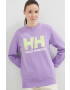 Helly Hansen Суичър в лилаво с принт - Pepit.bg