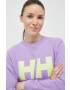 Helly Hansen Суичър в лилаво с принт - Pepit.bg