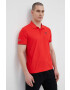 Helly Hansen Тениска с яка в червено с принт - Pepit.bg