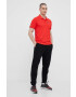 Helly Hansen Тениска с яка в червено с принт - Pepit.bg