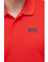 Helly Hansen Тениска с яка в червено с принт - Pepit.bg