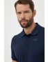 Helly Hansen Тениска с яка в тъмносиньо с принт - Pepit.bg