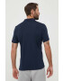 Helly Hansen Тениска с яка в тъмносиньо с принт - Pepit.bg