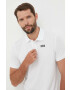 Helly Hansen Тениска с яка в бяло с принт - Pepit.bg