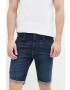 Hollister Co. Дънкови къси панталони в тъмносиньо - Pepit.bg