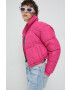 Hollister Co. Яке в розово със зимна изолация - Pepit.bg