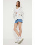 Hollister Co. Памучен топ в бяло - Pepit.bg
