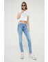 Hollister Co. Памучна тениска в бяло - Pepit.bg