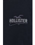 Hollister Co. Памучна тениска в червено с изчистен дизайн - Pepit.bg