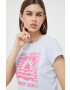 Hollister Co. Памучна тениска в синьо - Pepit.bg