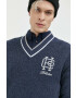 Hollister Co. Пуловер мъжки в тъмносиньо - Pepit.bg