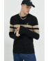 Hollister Co. Пуловер мъжки в черно - Pepit.bg