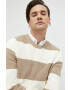 Hollister Co. Пуловер мъжки в бежово - Pepit.bg