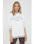 Hollister Co. Суичър в бяло с принт - Pepit.bg