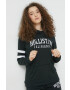 Hollister Co. Суичър в черно с качулка с апликация - Pepit.bg
