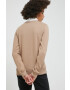 Hollister Co. Суичър в бежово с апликация - Pepit.bg