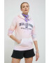 Hollister Co. Суичър в розово с качулка с десен - Pepit.bg