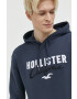 Hollister Co. Суичър в бяло с принт - Pepit.bg