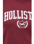 Hollister Co. Тениска в бордо - Pepit.bg