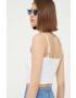 Hollister Co. Топ дамски в бяло - Pepit.bg