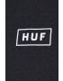 Huf Памучна блуза с дълги ръкави в черно с принт - Pepit.bg