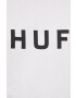 Huf Памучна тениска в бяло с принт - Pepit.bg