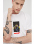 Huf Памучна тениска X Marvel в бяло с принт - Pepit.bg