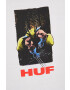 Huf Памучна тениска X Marvel в бяло с принт - Pepit.bg