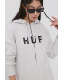 Huf Суичър в сиво с принт - Pepit.bg