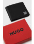 Hugo Кожен портфейл мъжки в черно - Pepit.bg