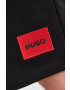 Hugo Памучен къс панталон в черно - Pepit.bg