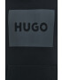 Hugo Памучен суичър в черно с принт - Pepit.bg