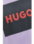 Hugo Памучна тениска в лилаво с принт - Pepit.bg