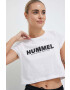Hummel Памучна тениска в бяло - Pepit.bg